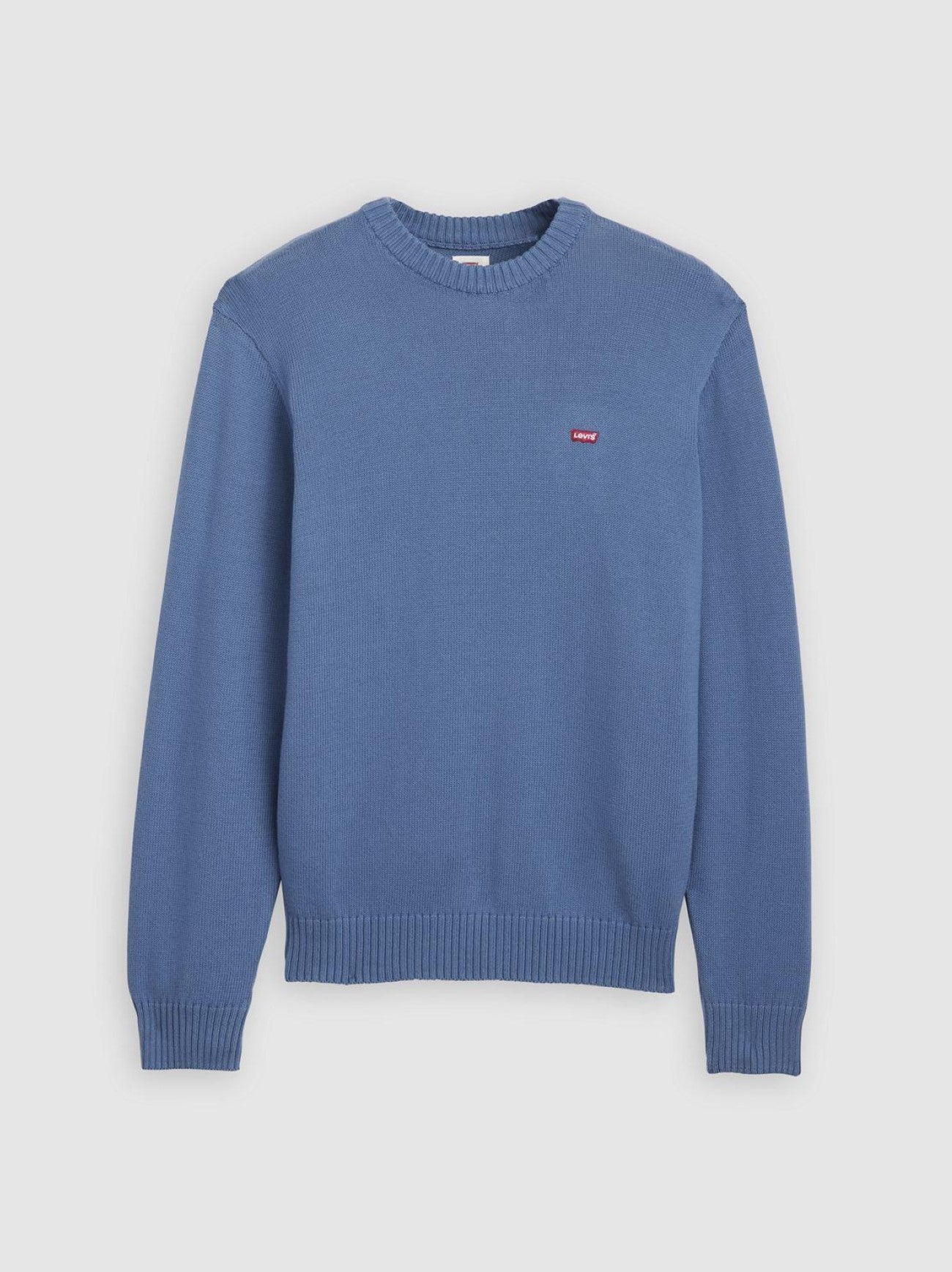 Mens Sunset Blue Classic Knit Sweater Jumper