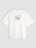 Womens Lsered Fruit Chest Bright White Lsegrph Short Stack T-Shirt