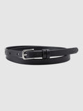 Womens New Narrow Caviar Belt