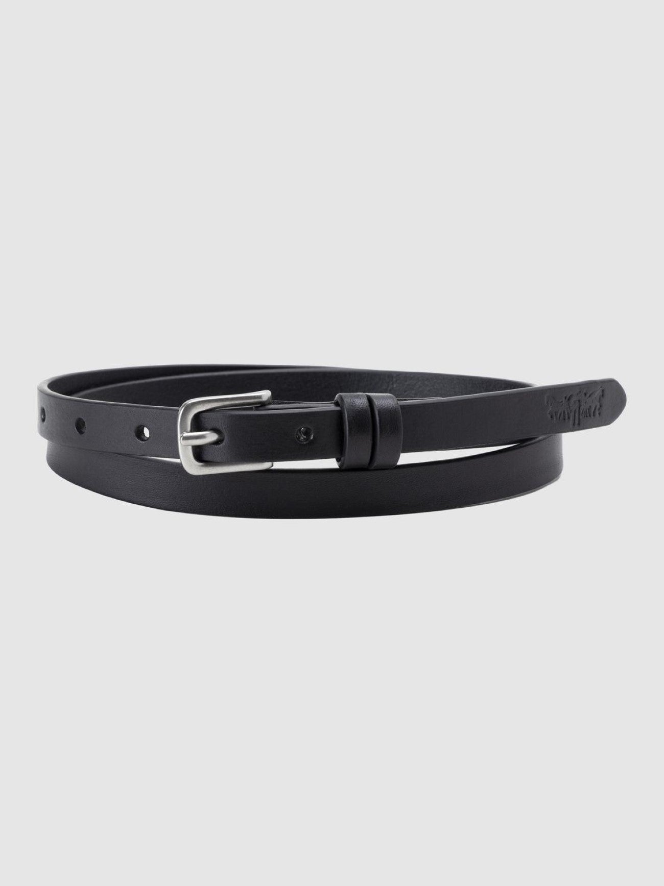 Womens New Narrow Caviar Belt