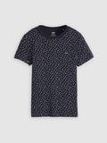Womens Marlo Dotv2 Night Sky Essential Short Sleeve -Shirt Top