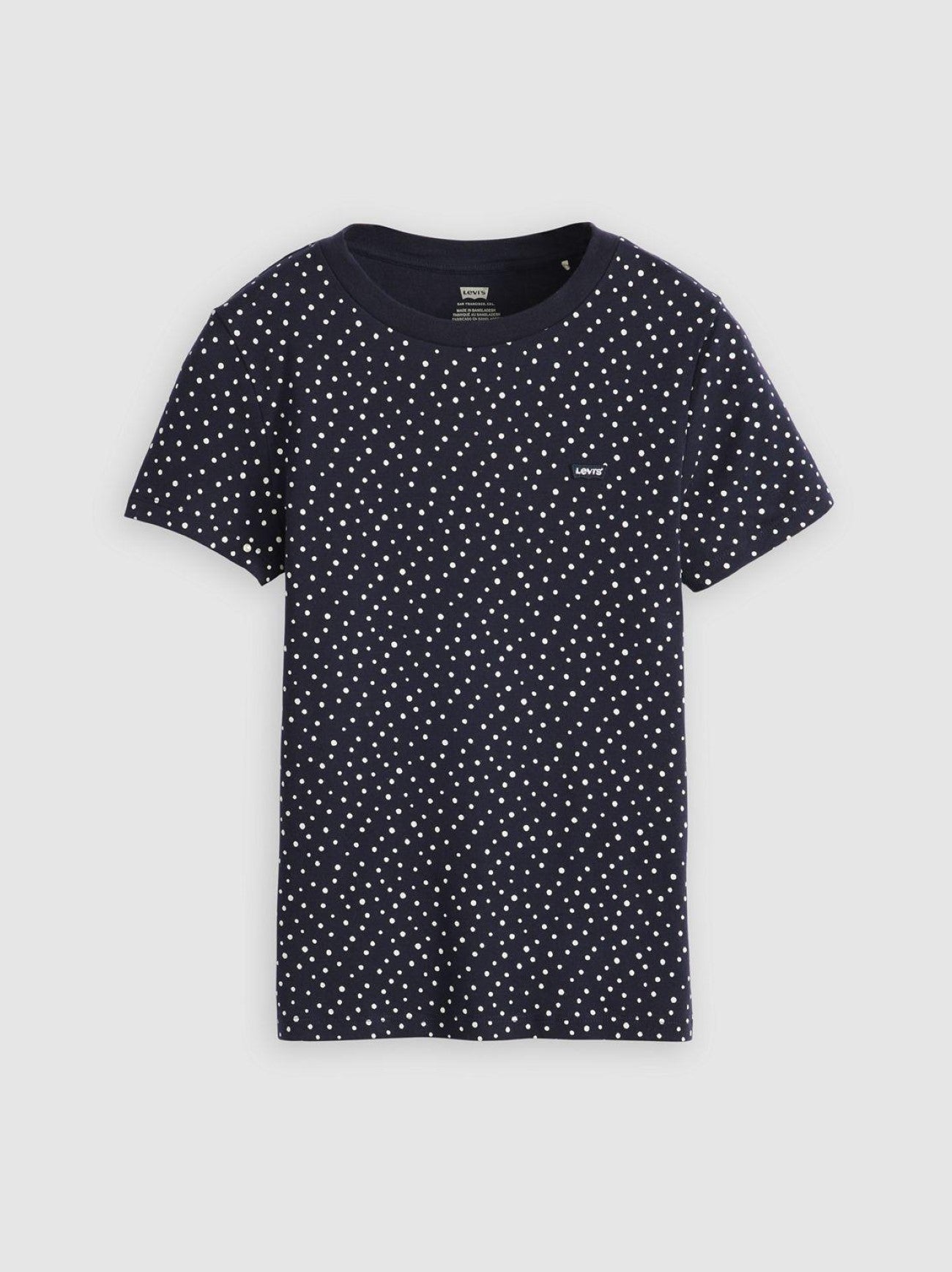 Womens Marlo Dotv2 Night Sky Essential Short Sleeve -Shirt Top