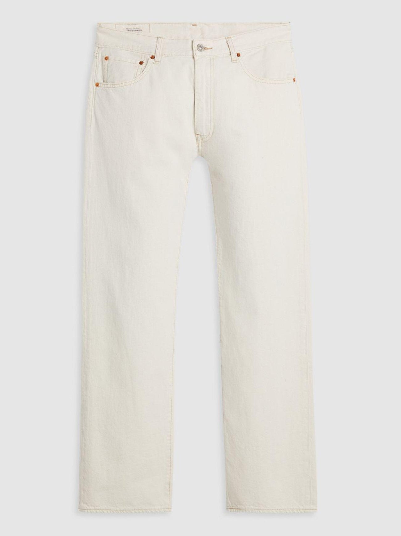 Mens Ecru Fusion Ltwt 555 Relaxed Straight Jean