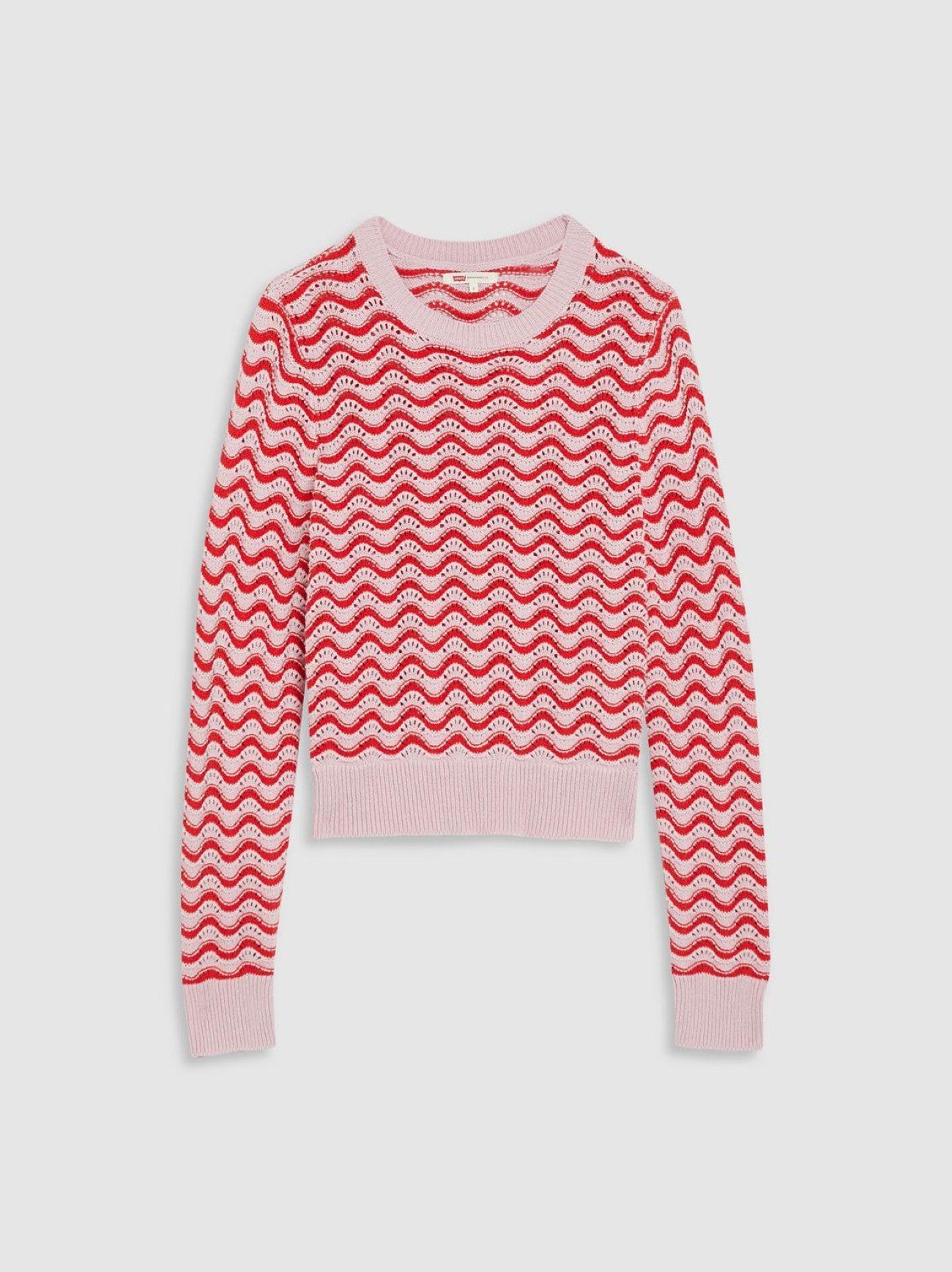 Womens Fragrant Lilac Wavy Stripe Fragrant Lilac  High R Florence Pntlle Sweater