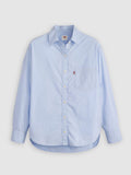 Womens Serenity Blue Harlie Boyfriend Shirt