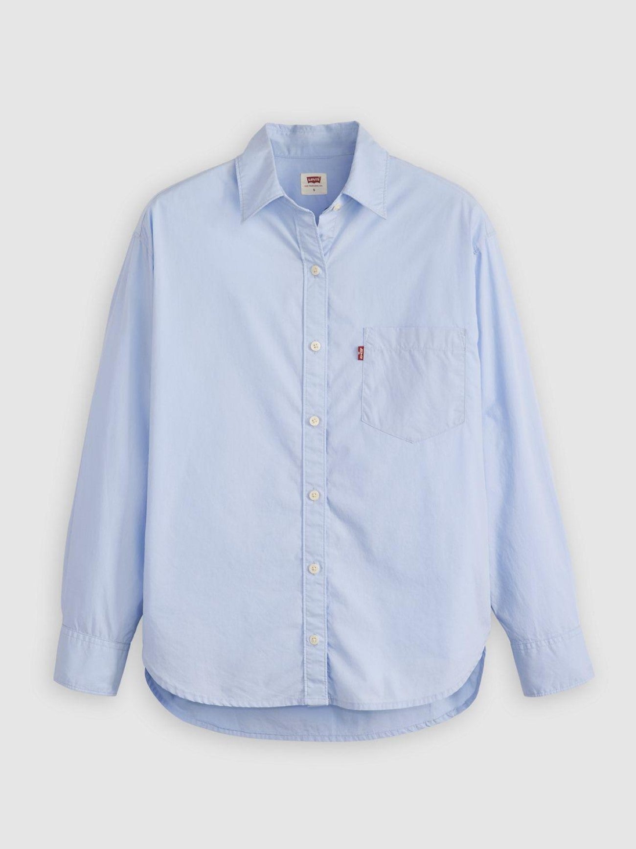 Womens Serenity Blue Harlie Boyfriend Shirt