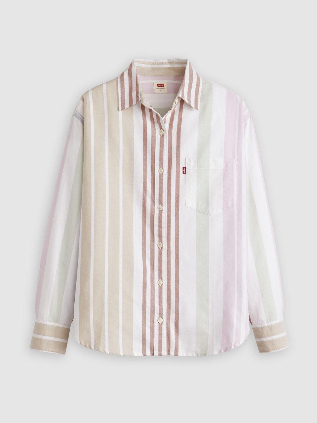 Womens Agyness Stripe Picante Harlie Boyfriend Shirt