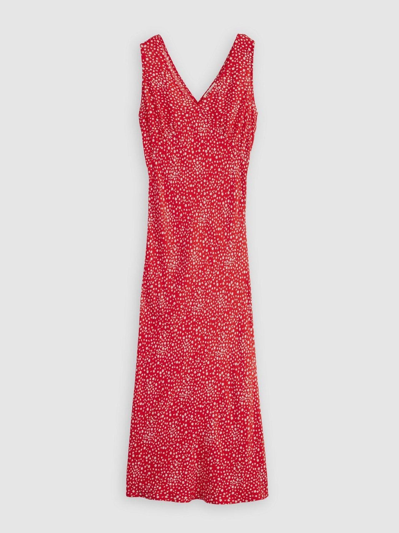 Womens Scattered Floral High Risk Red Atalia Slip Dress Top