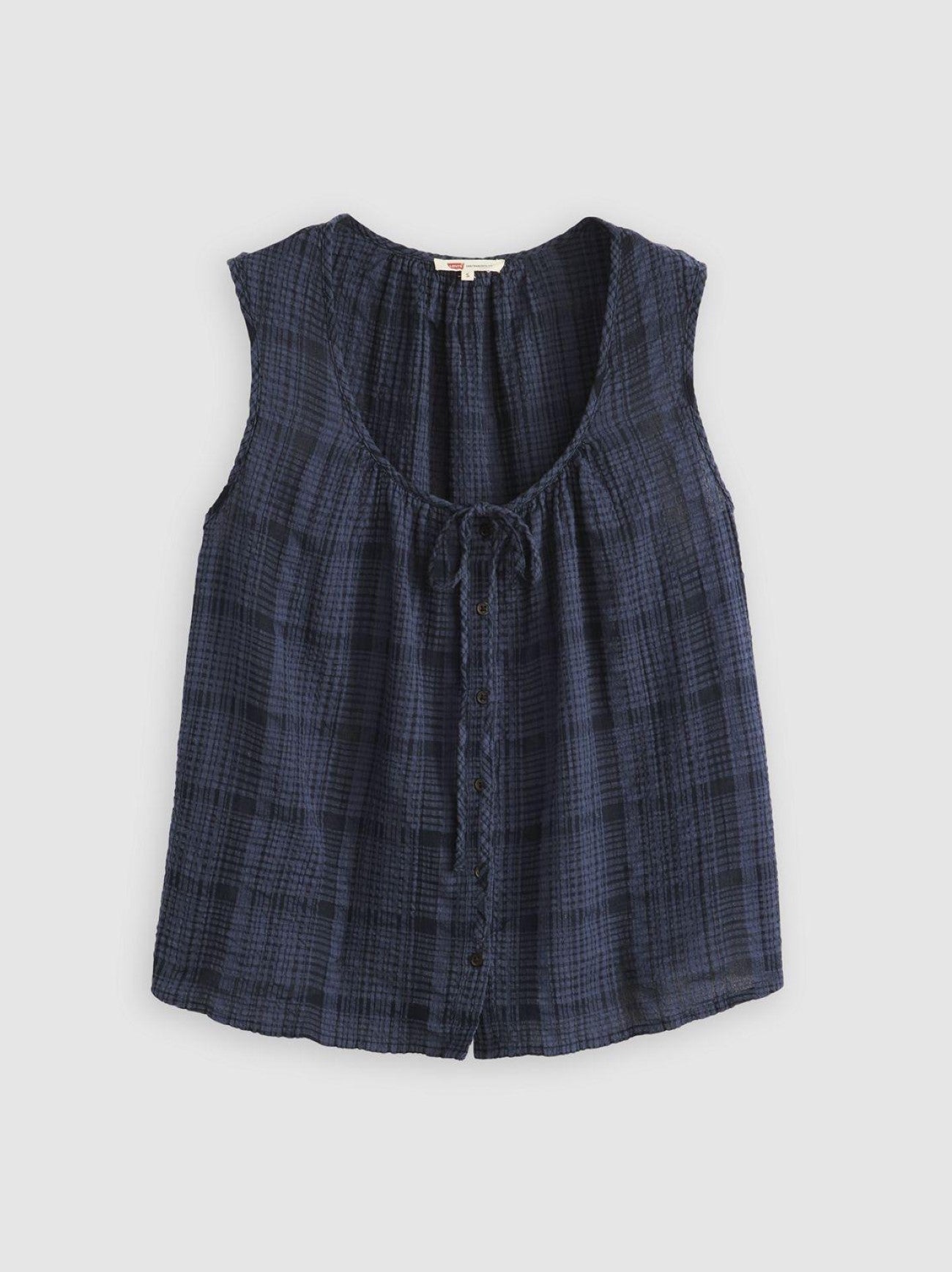 Womens Lauren Plaid Navy Blazer Luella Blouse
