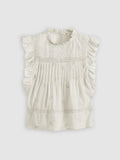 Womens Whisper White Edith Blouse