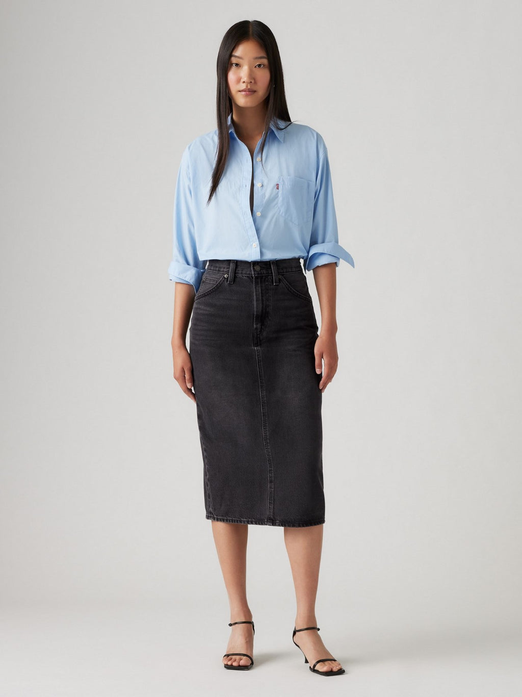 Womens Wandering Spirit Clean Back Slit Skirt