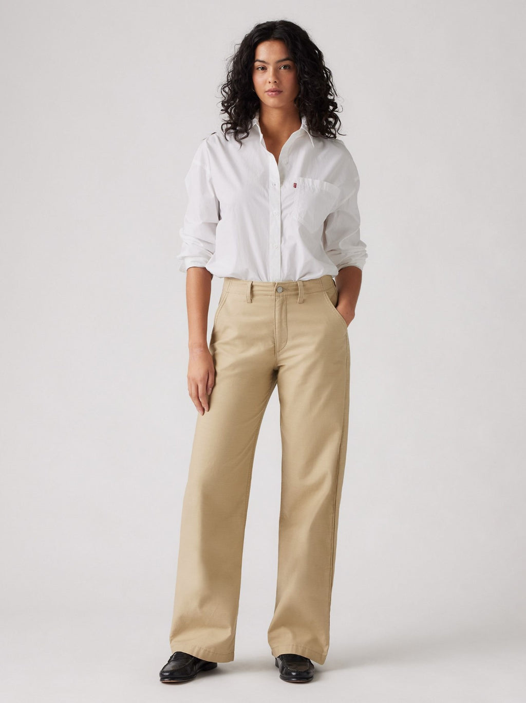 Womens Travertine 90S Straight Jean