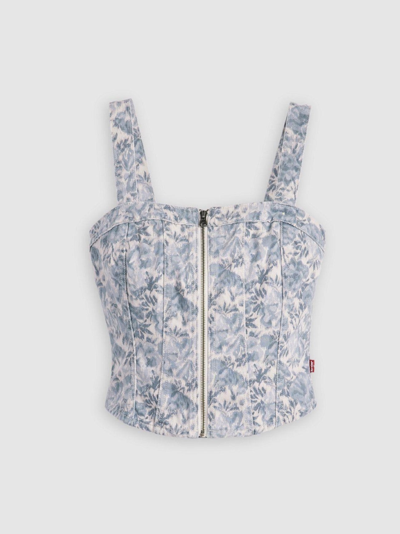 Womens Ophelia Floral Sculpted Bustier Top