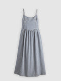 Womens Mischa Stripe Denim Alessie Bustier Dress