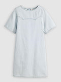 Womens Put It On Ice Denim -Shirt Dress