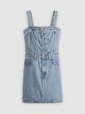Womens Chill Day Iconic Button Thru Dress TOPS