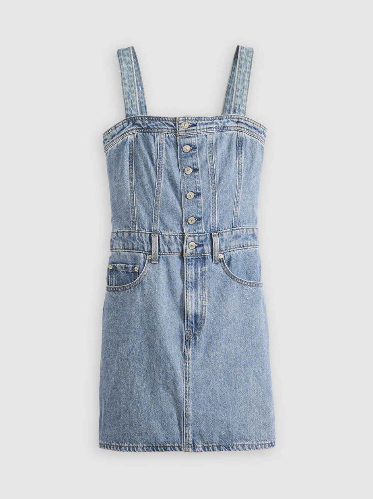Womens Chill Day Iconic Button Thru Dress TOPS