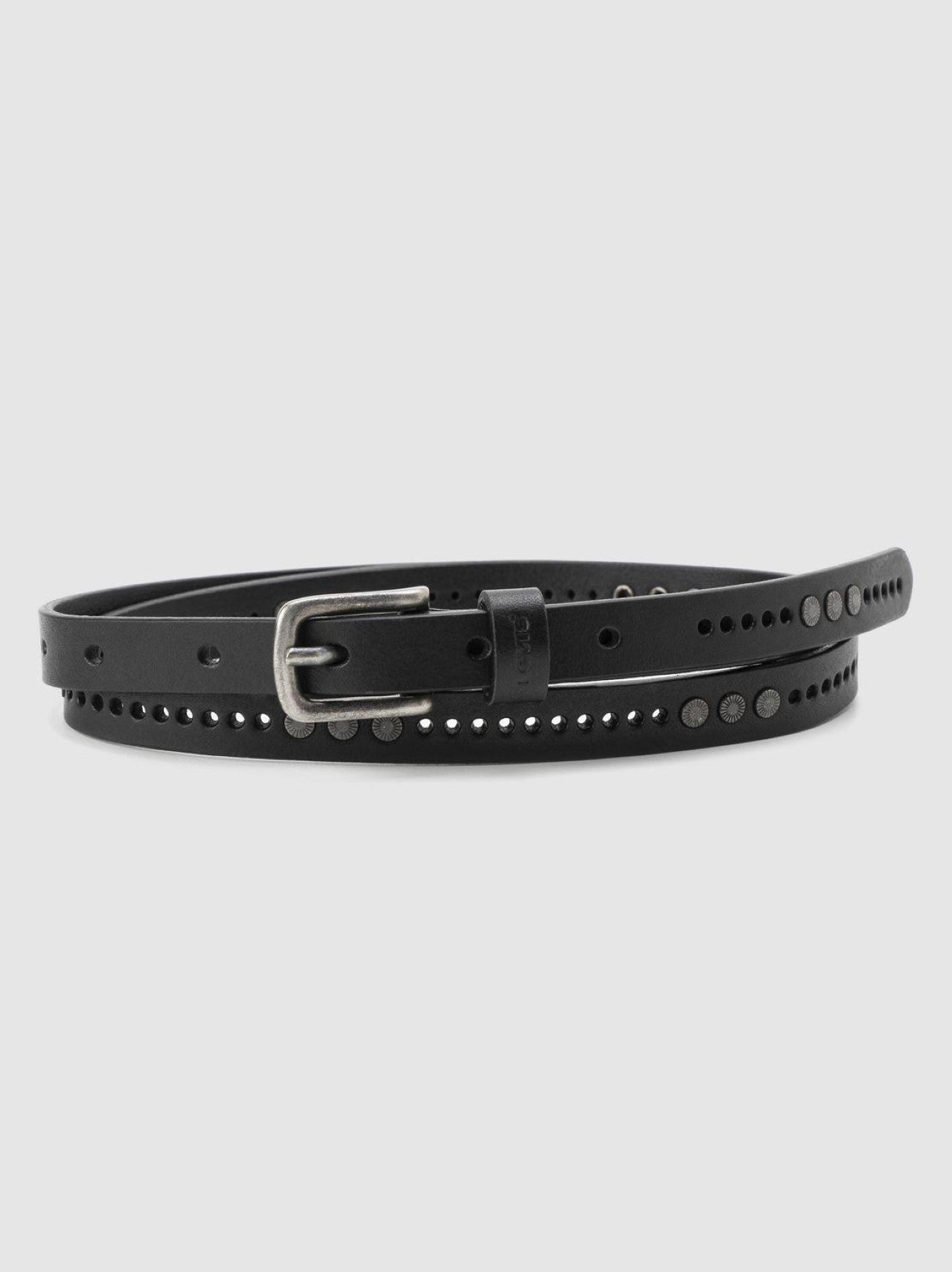 Womens Caviar Embellished Belt