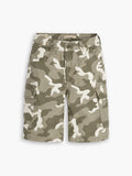 Womens Bader Camo Vetiver A Baggy Dad Cargo Short
