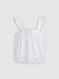 Womens Bright White Cecilia Top