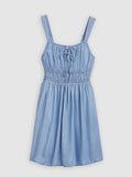 Womens Deep Blue Orchid Ambrey Dress Top