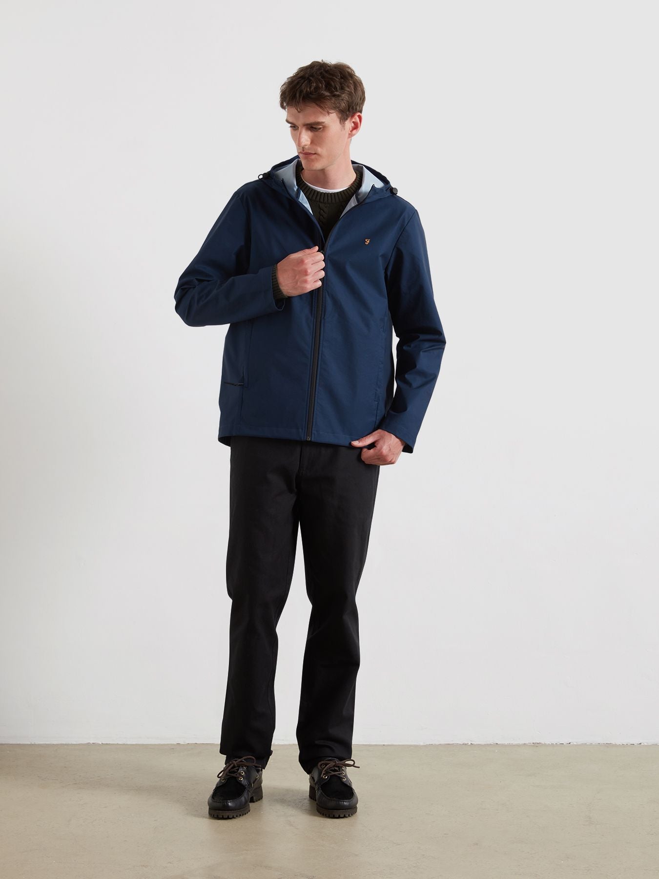 Mens Yale Rhodes Hooded Jacket