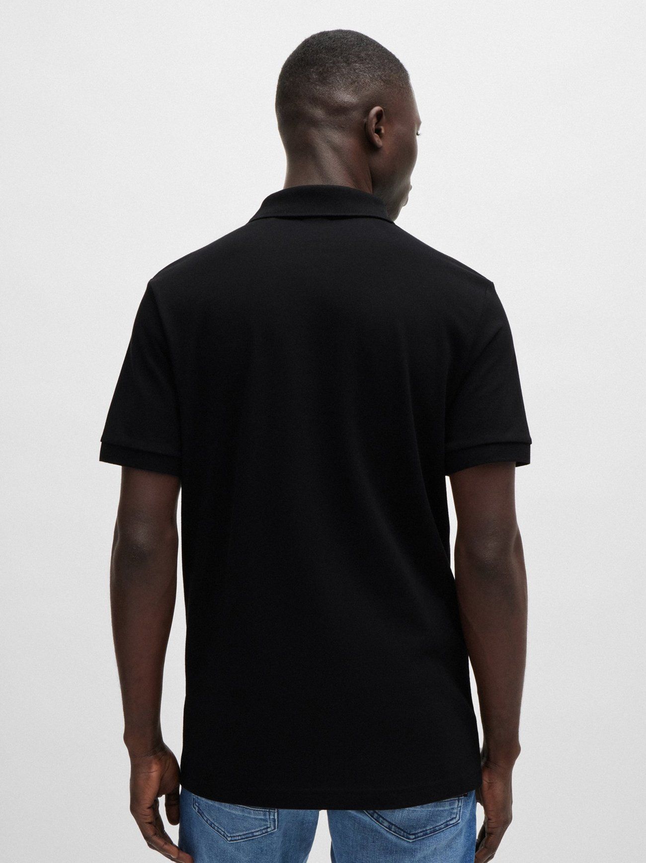 Mens Black Passenger Polo Shirt