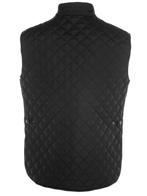 Mens Black Waistcoat Gilet