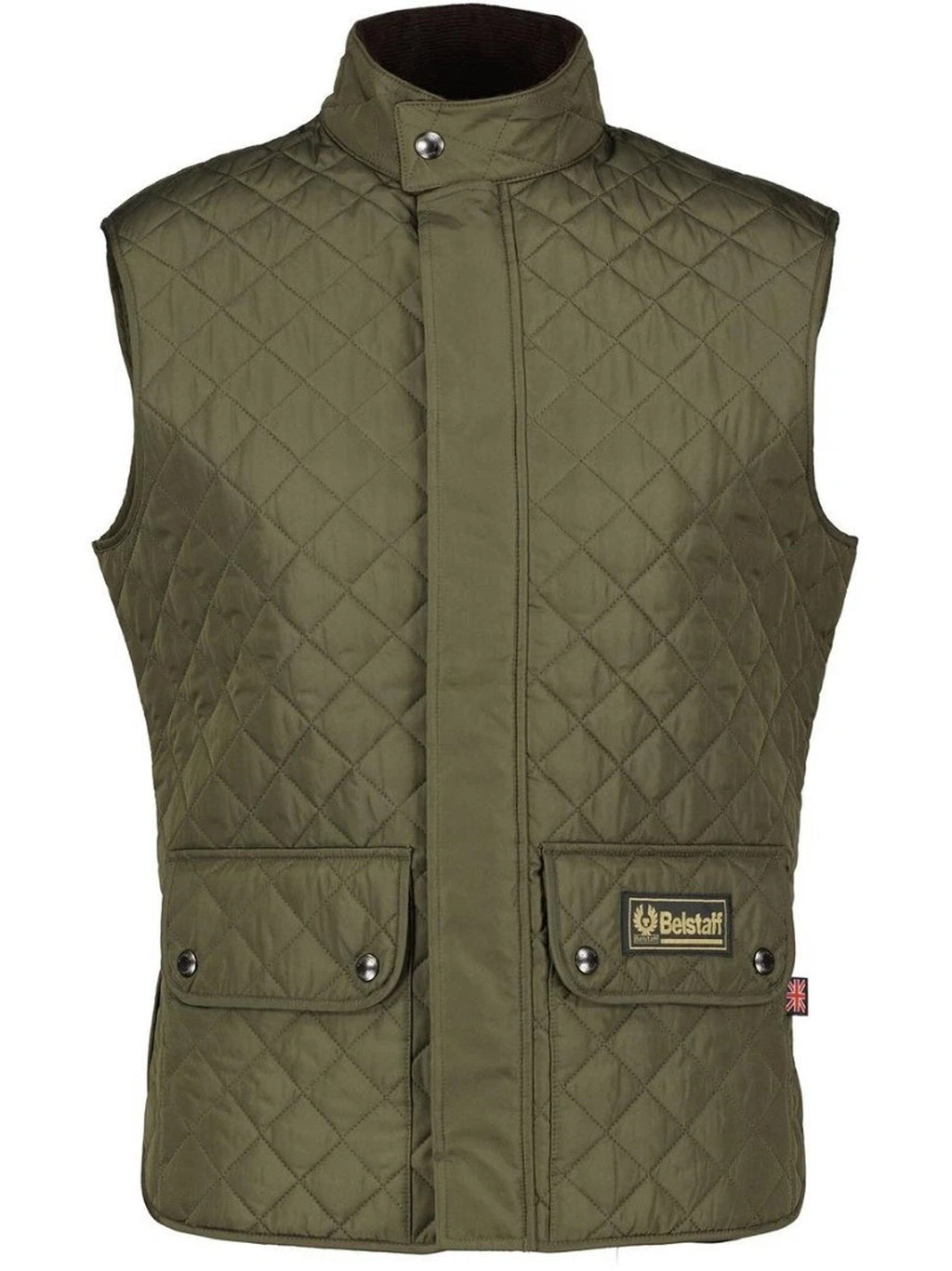 Mens Faded Olive Waistcoat Gilet