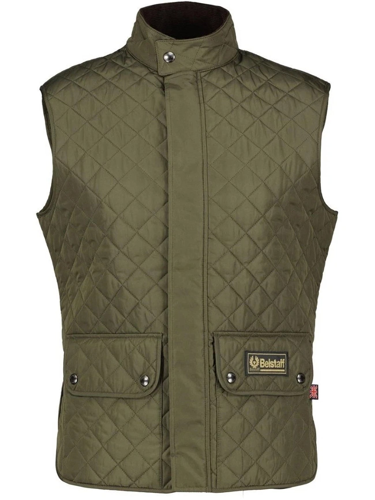 Mens Faded Olive Waistcoat Gilet