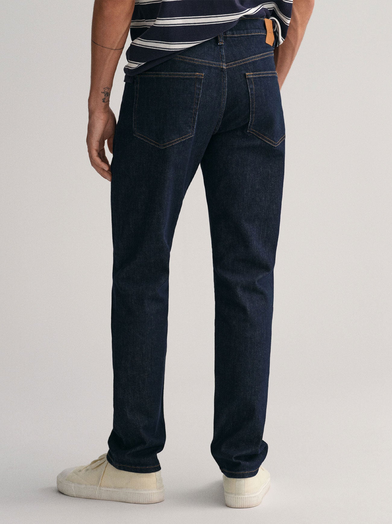 Mens Dark Blue Slim Fit Jean