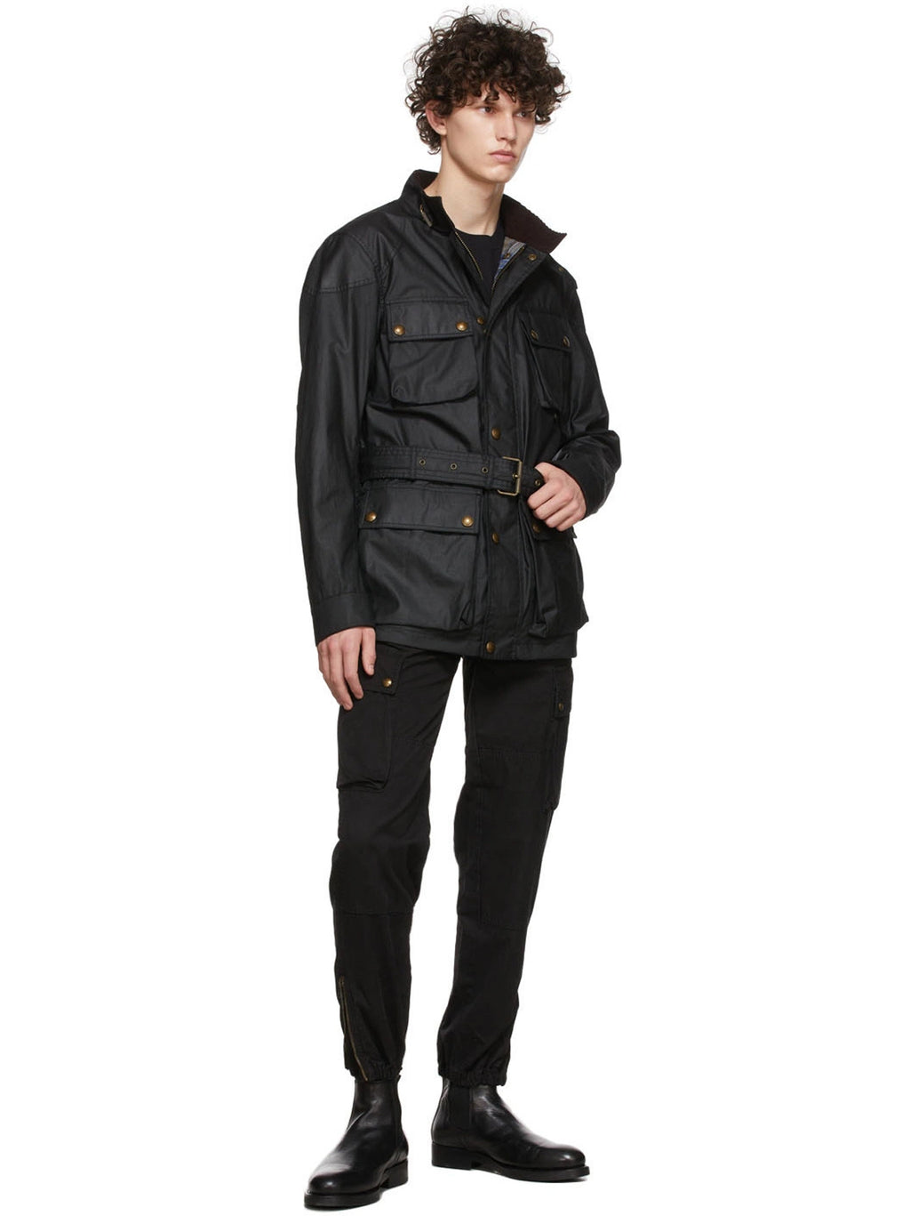 Mens Black Trialmaster Cargo Pant