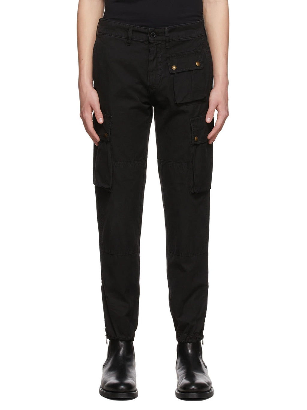 Mens Black Trialmaster Cargo Pant