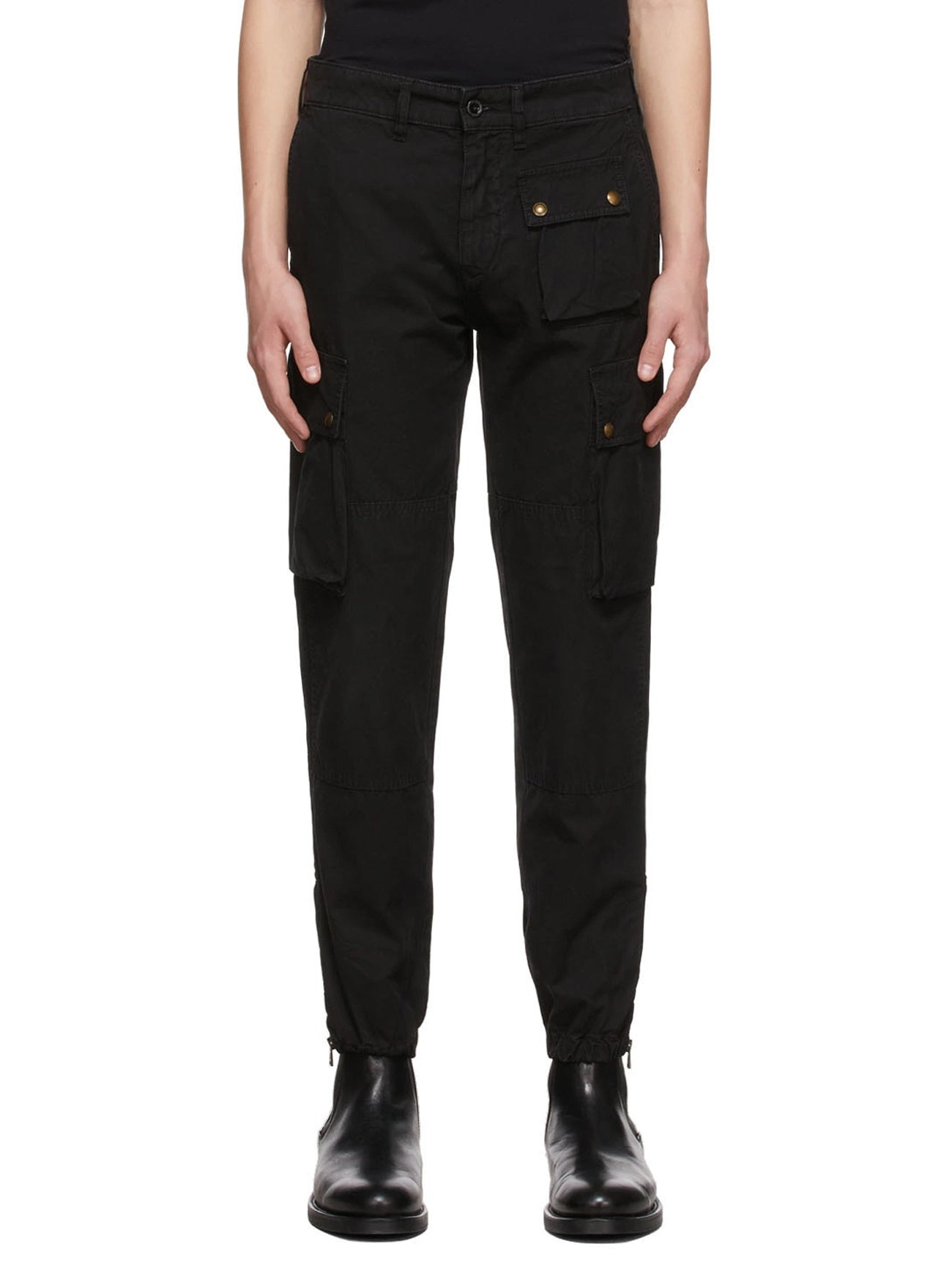 Mens Black Trialmaster Cargo Pant