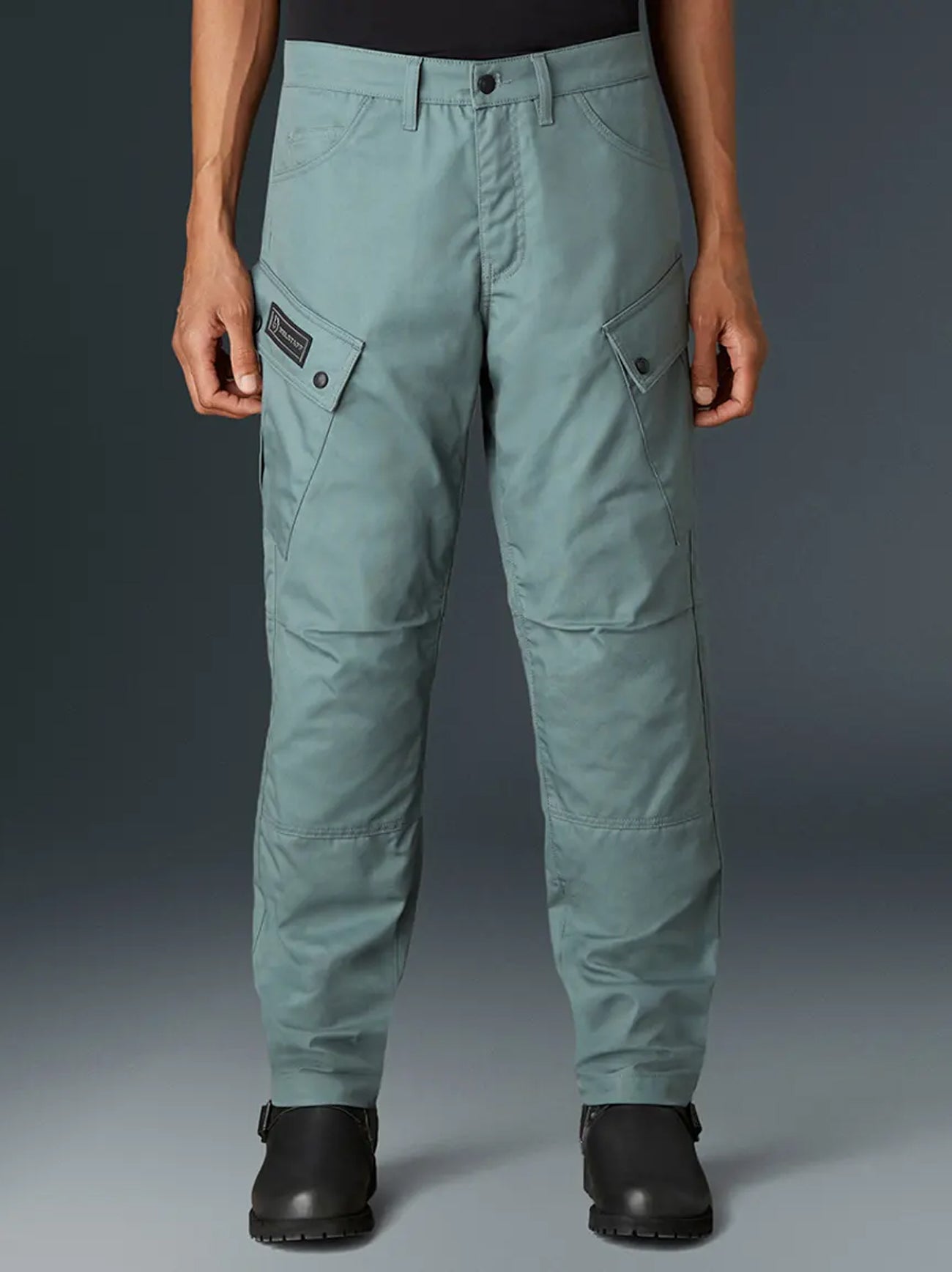 Mens Dark Steel Green Typhoon Cargo Pant