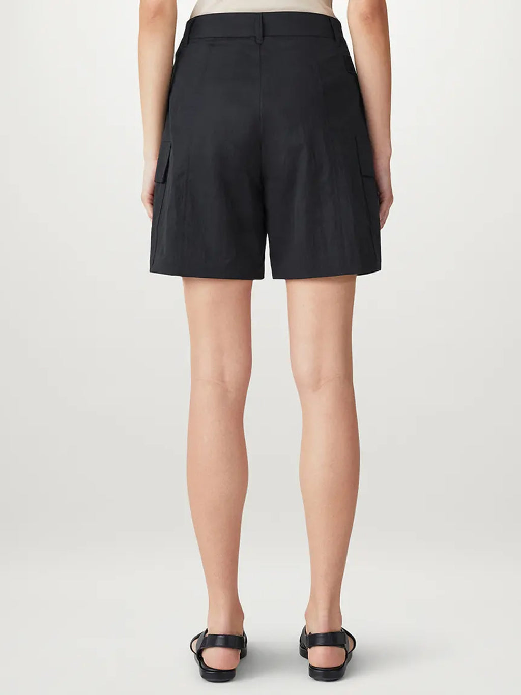 Womens Black Stoke Short