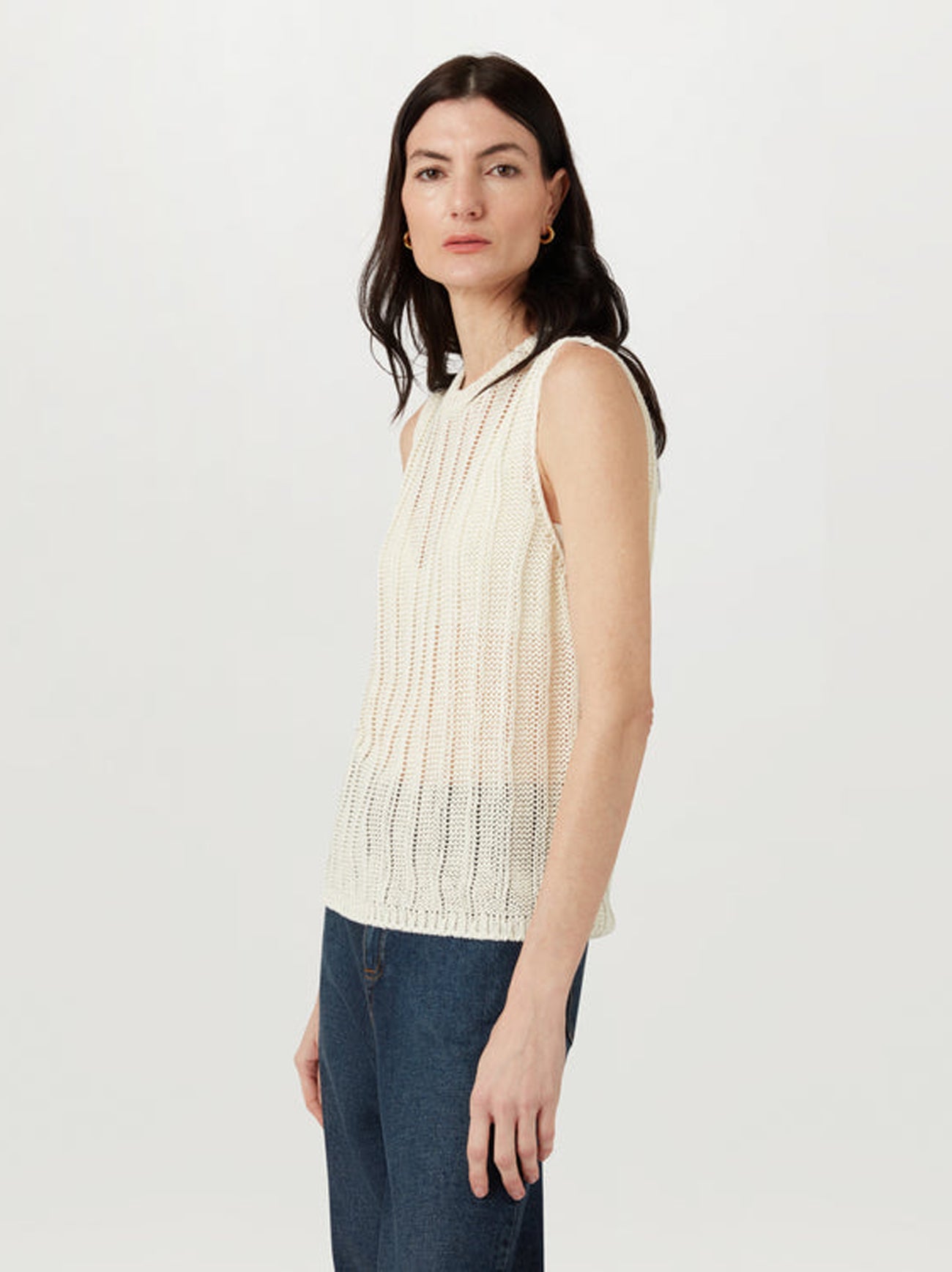 Womens Natural Anchor Vest