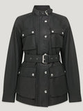 Womens Washed Black Dark Smoke Grey Trialmaster Jacket