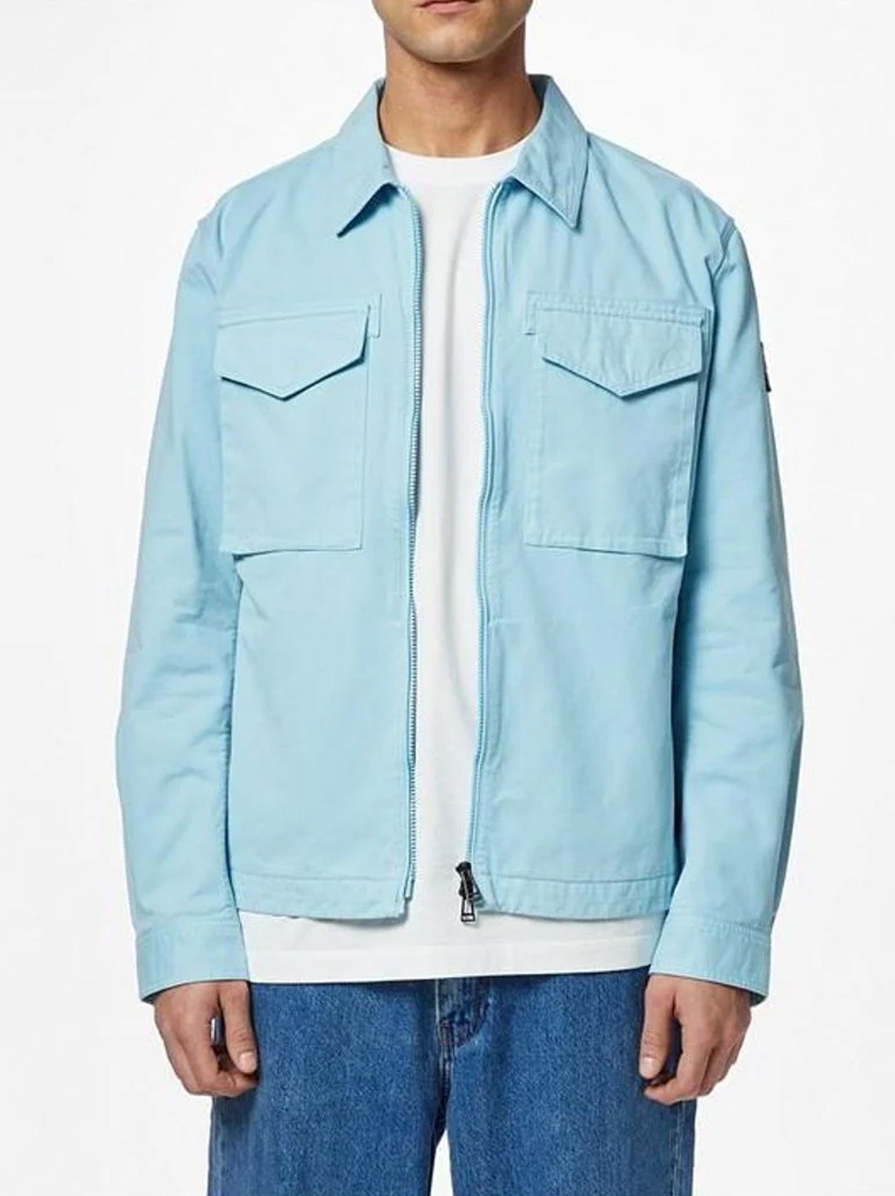 Mens Sky Blue Command Overshirt