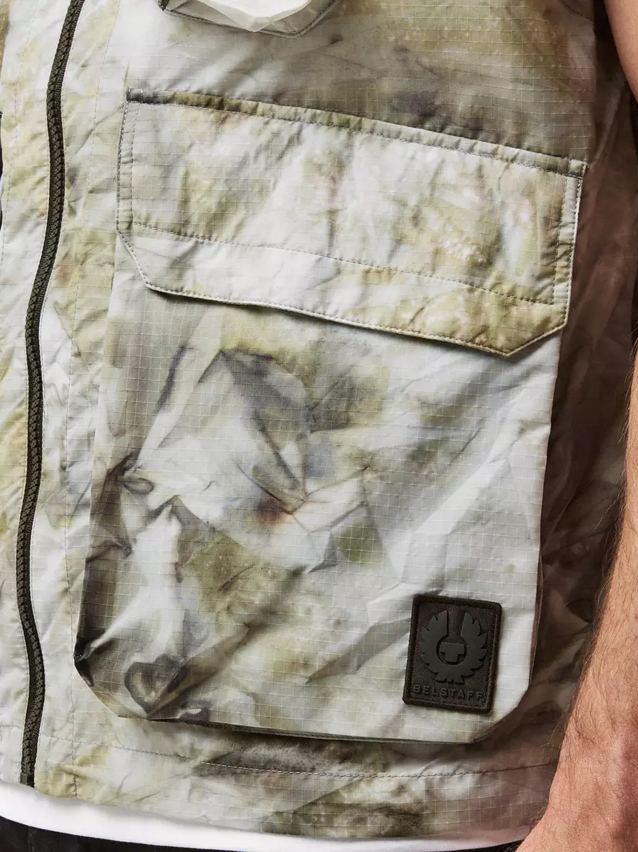 Mens Stone Beige Hithe Gilet