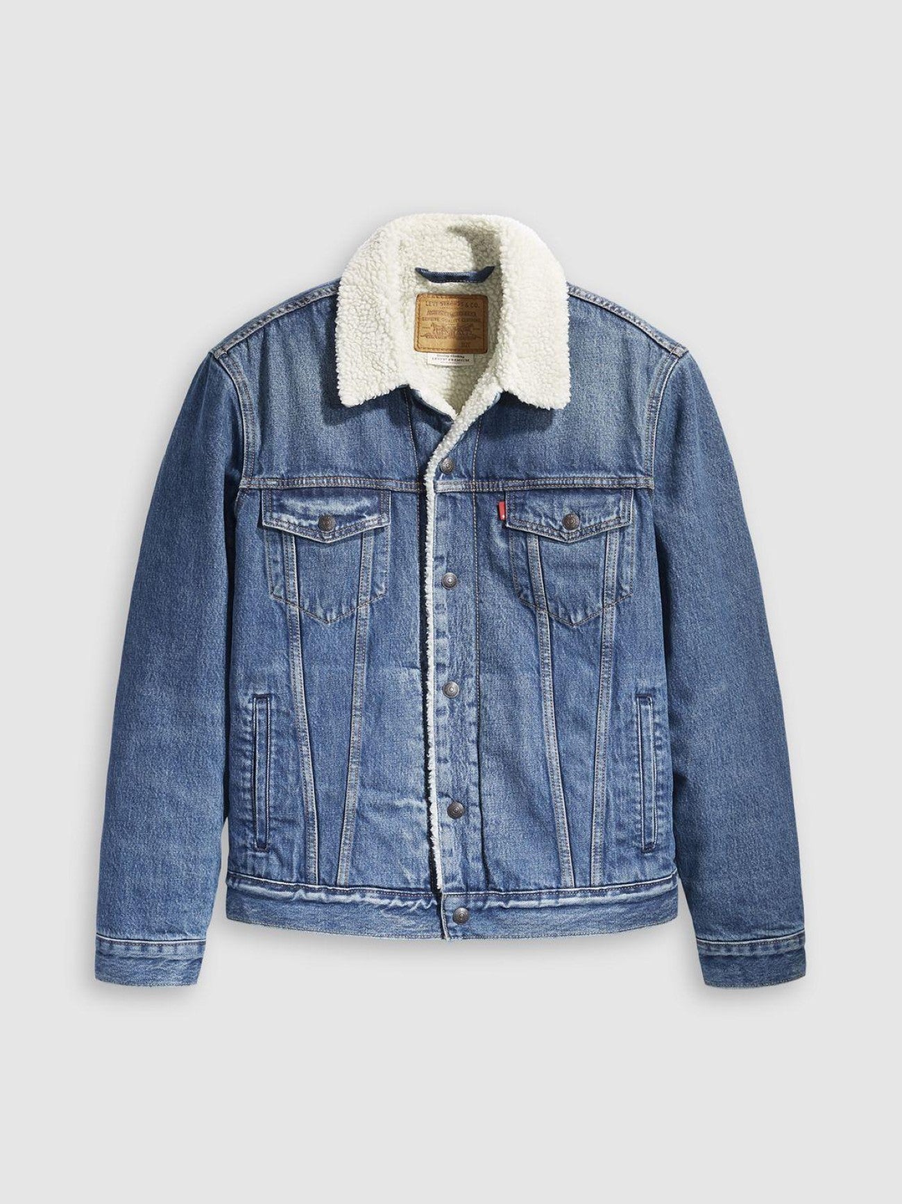 Mens Fable Sherpa Trucker Type 3 Sherpa Trucker Jacket