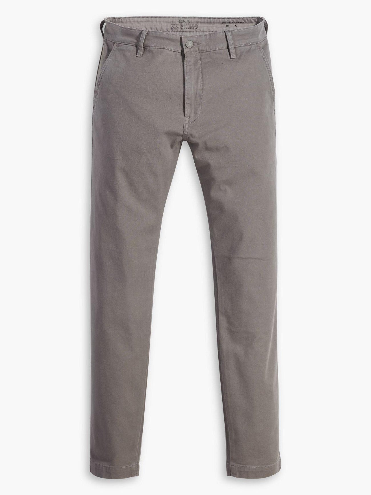 Mens Pewter Standard Taper Chino