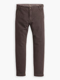 Mens Black Coffee Standard Taper Chino