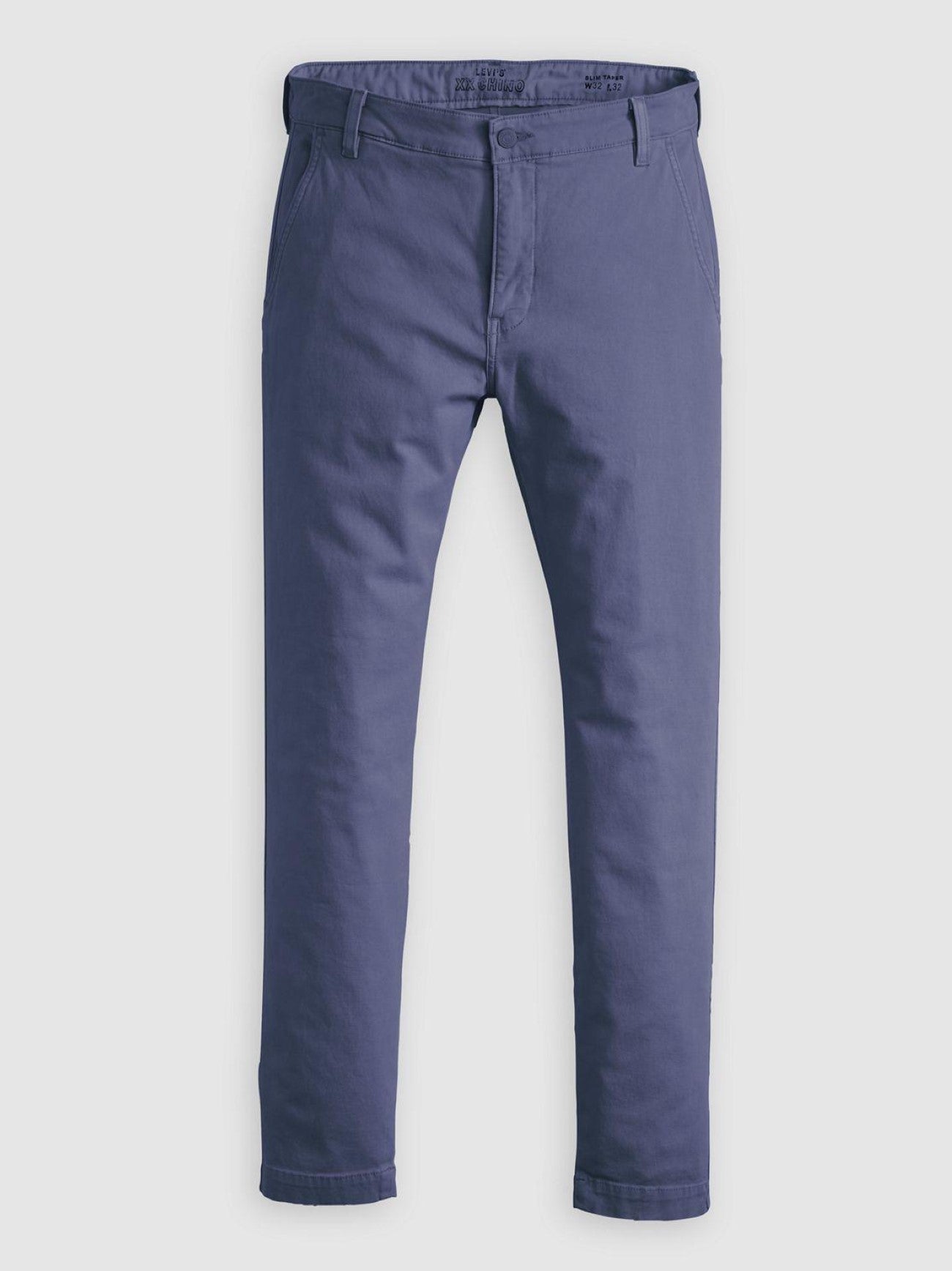 Mens Crown Blue Slim Chino