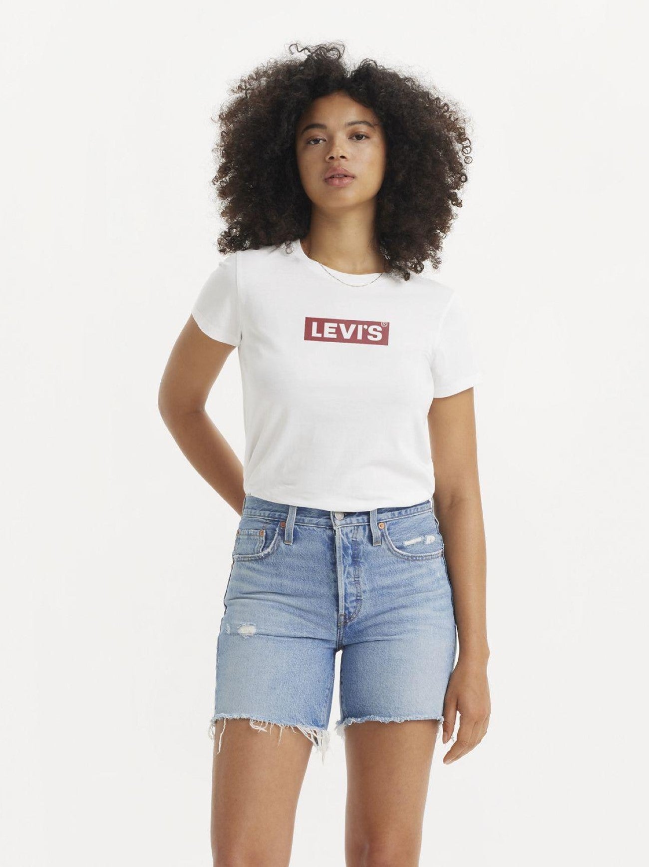 Womens Box Tab White The Perfect T-Shirt