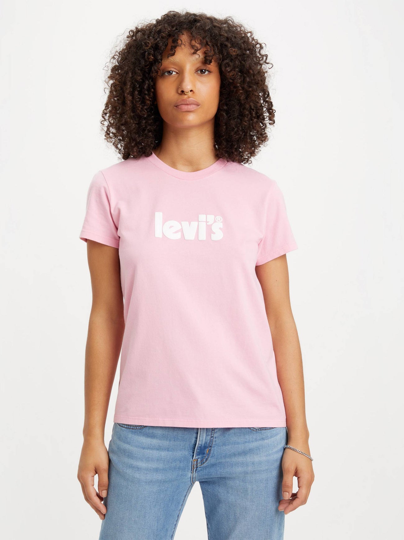 Womens Ssnl Poster Logo Prism Pink The Perfect T-Shirt