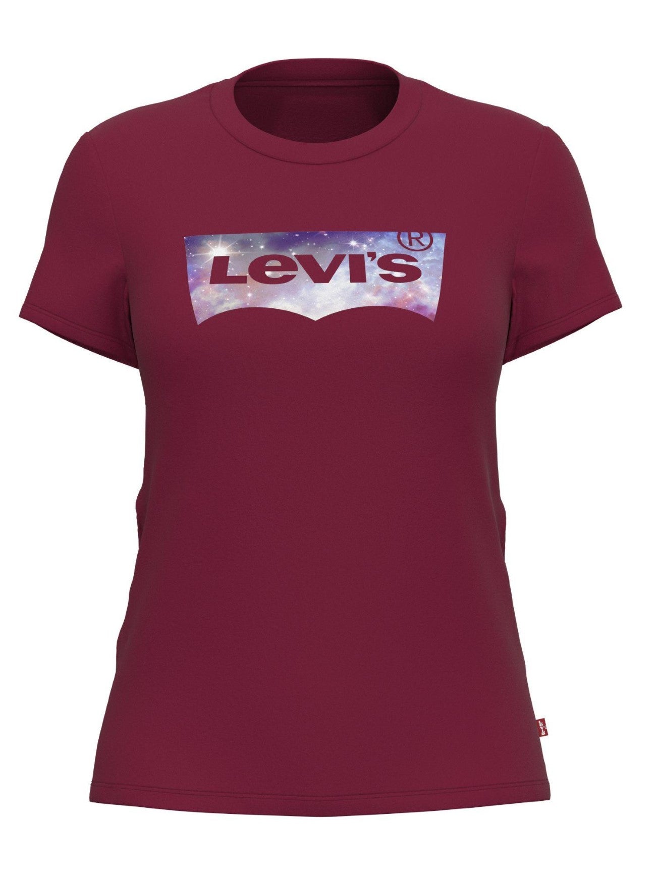 Womens Ssnl Bw Galaxy Fill Beet Red The Perfect T-Shirt