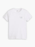 Womens Polka Dot Shine Bw Bright White The Perfect T-Shirt
