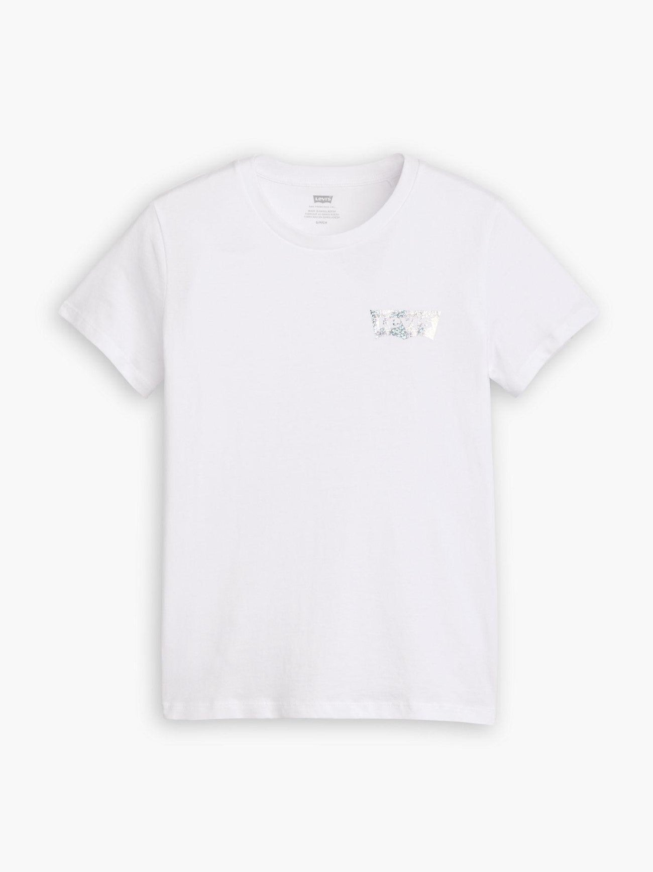 Womens Polka Dot Shine Bw Bright White The Perfect T-Shirt
