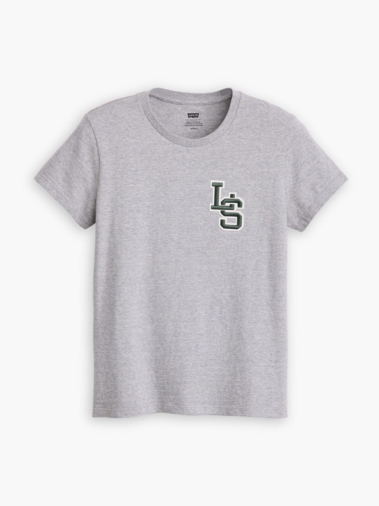 Womens Ls Monogram Starstruck Heather Grey The Perfect T-Shirt